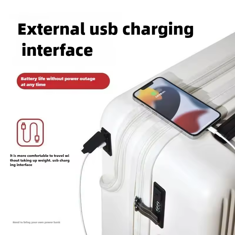 Mala Luma de Viagem Versátil com Cadeado + Porta De Carregamento Usb - Luma + BRINDE EXCLUSIVO