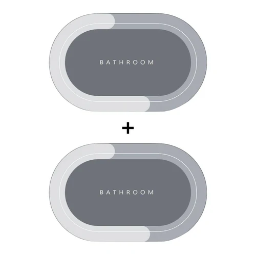 Tapete de Banheiro Absorvente Antiderrapante Premium
