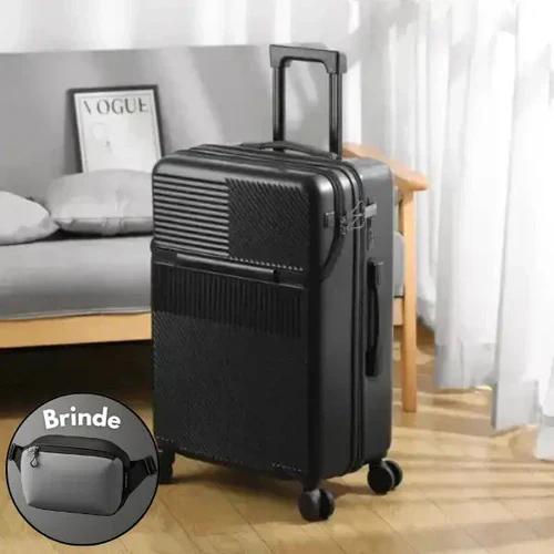 Mala Luma de Viagem Versátil com Cadeado + Porta De Carregamento Usb - Luma + BRINDE EXCLUSIVO