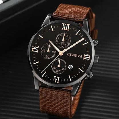 Relógio Casual Geneva + Acessórios de Brinde