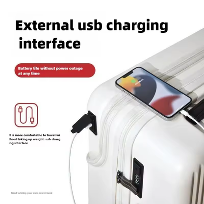 Mala Luma de Viagem Versátil com Cadeado + Porta De Carregamento Usb - Luma + BRINDE EXCLUSIVO