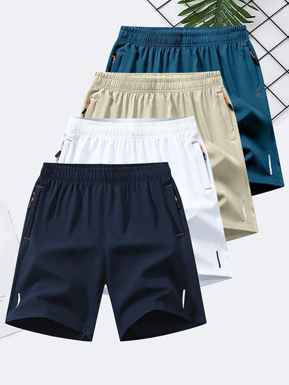 Super Liquidação - Kit Bermudas de Seda Premium Zalven - Compre 1 leve 4