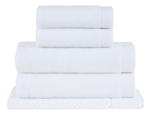 Jogo Banho Buddemeyer 05 Peças Dual Air Cotton 100% Algodão Cor Dual Air Branco