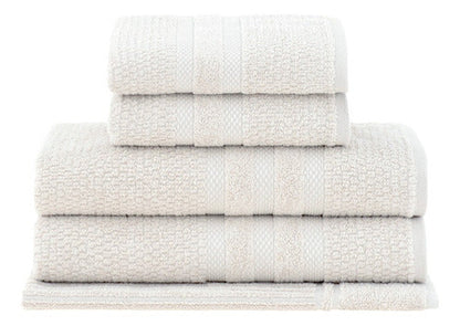 Jogo 5 Toalha Banho Buddemeyer Vanilla Extra Soft Conforto
