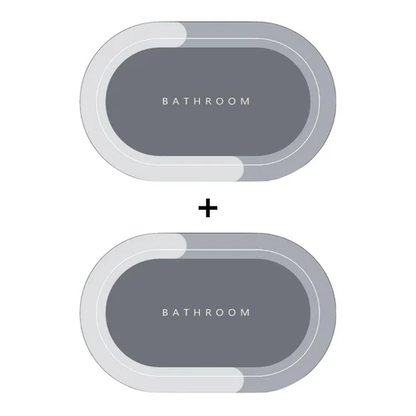 Tapete de Banheiro Absorvente Antiderrapante Premium
