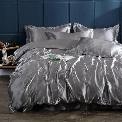 Kit de Roupas de Cama de Cetim
